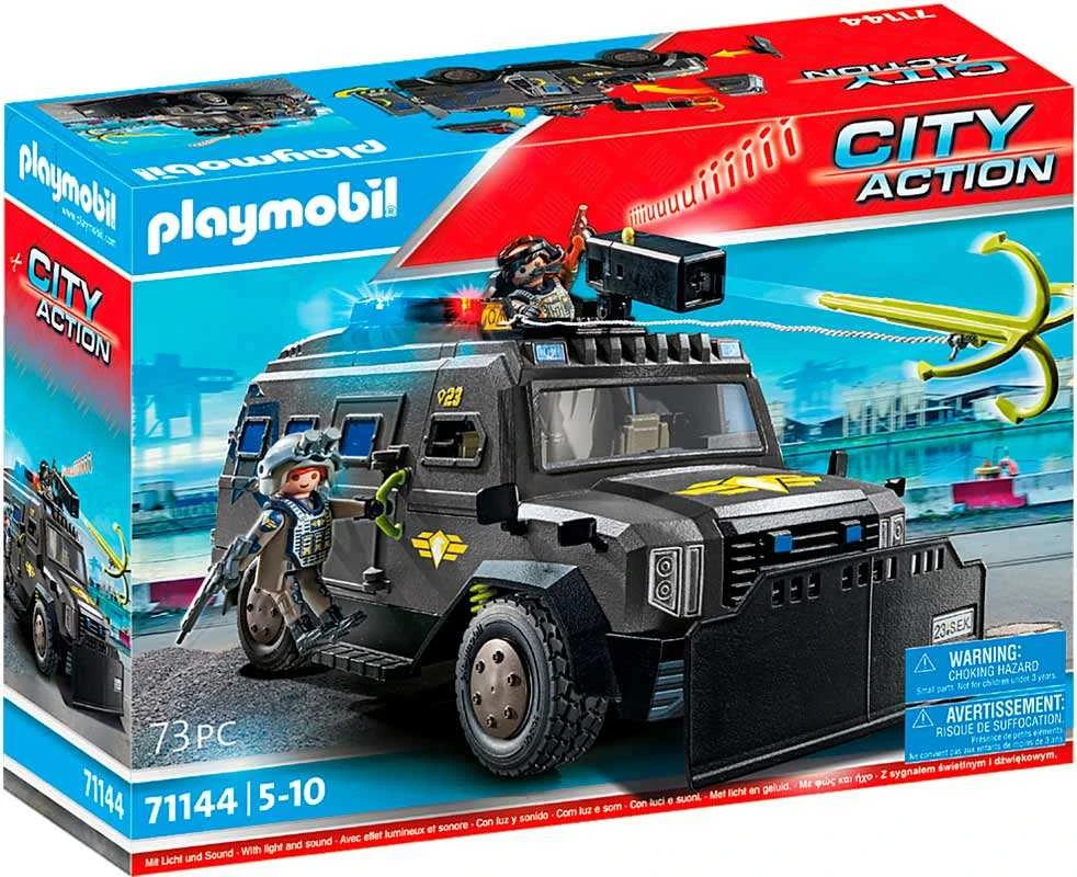PLAYMOBIL CITY ACTION Specialiųjų pajėgų visureigis 71144
