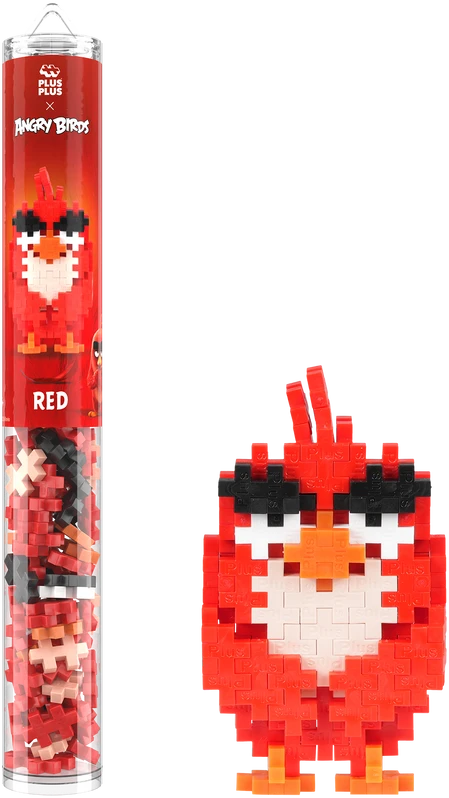Plus Plus konstruktorius Angry Birds Raudonukas, 110 det.