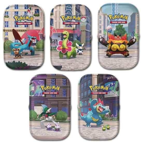 The Pokemon Pokemon Pokemon TCG: Mega Evoliucija – Liumiozės miesto mini skardinė – Emboar ir Inkay