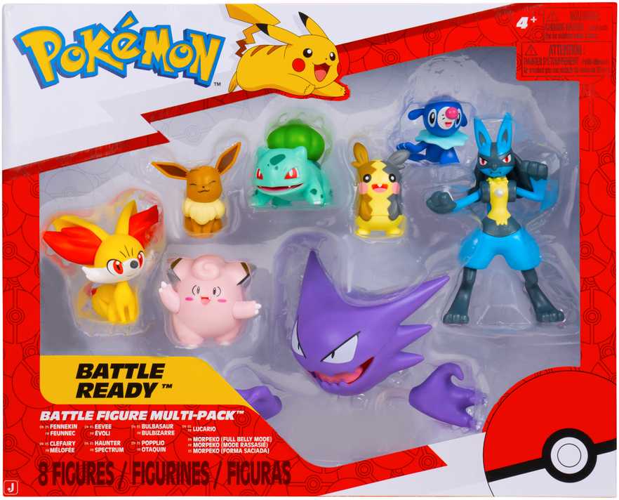 Pokémon - 8 kovinių figūrėlių rinkinys (PKW4101)