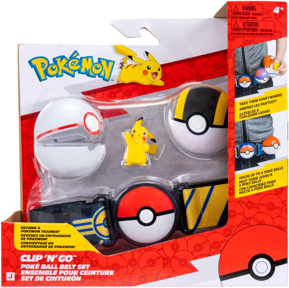 Pokémon - Clip N Go diržo komplektas Pikachu (PKW4741)