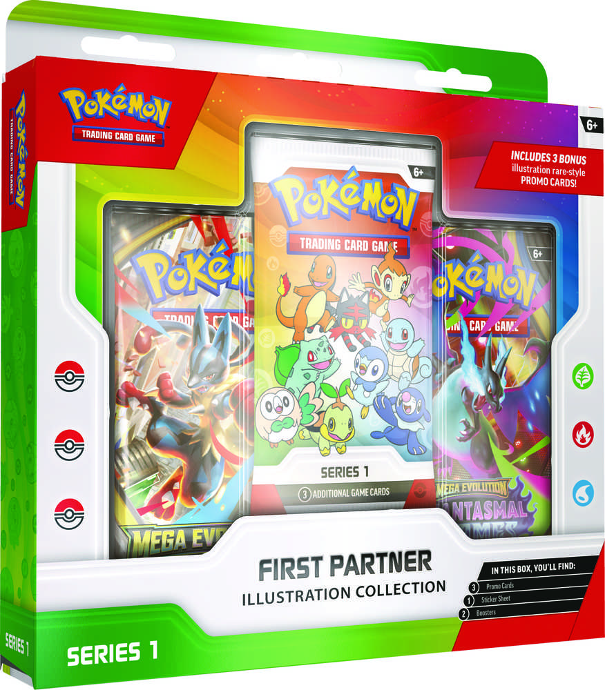 The Pokemon Company „Pokemon Pokemon TCG“ – pirmojo partnerio iliustracijų papildymo kolekcija #1