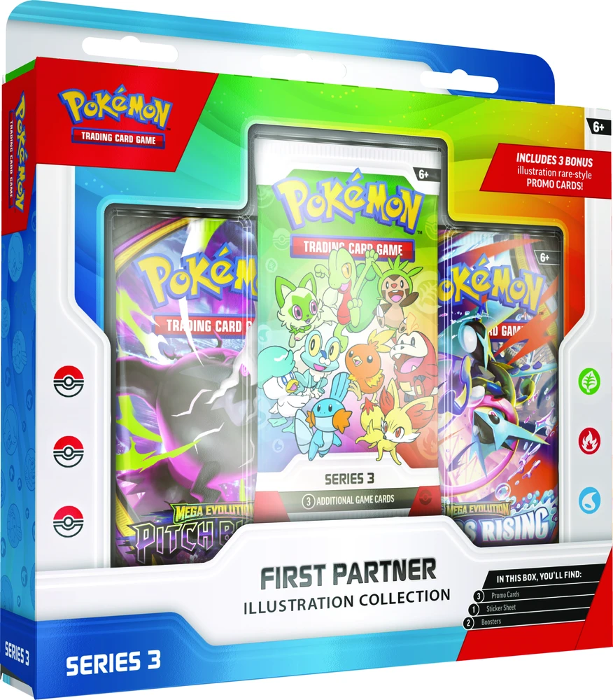 The Pokemon Company The Pokemon Pokemon TCG - First Partner Illustration Booster Collection #3