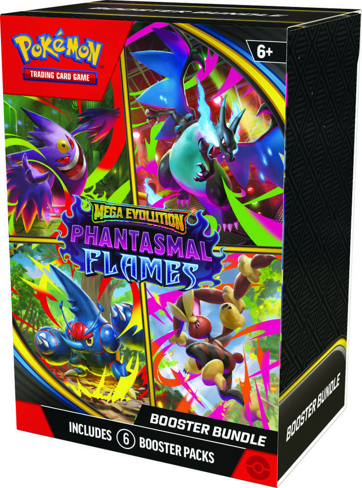 The Pokemon Pokemon TCG: Mega Evolution - Phantasmal Flames - Booster Bundle
