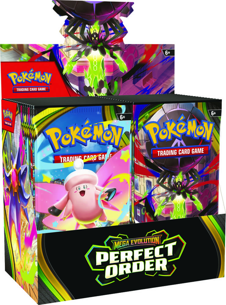The Pokemon Pokemon TCG: Mega Evolution - Perfect Order Booster Ekranas (36 Packs)
