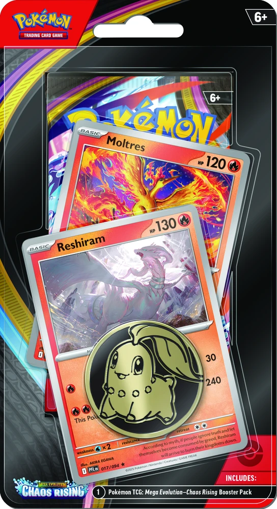 Pokémon TCG Chaos Rising Checklane blister – 1 pakelis, Toxel promo + moneta