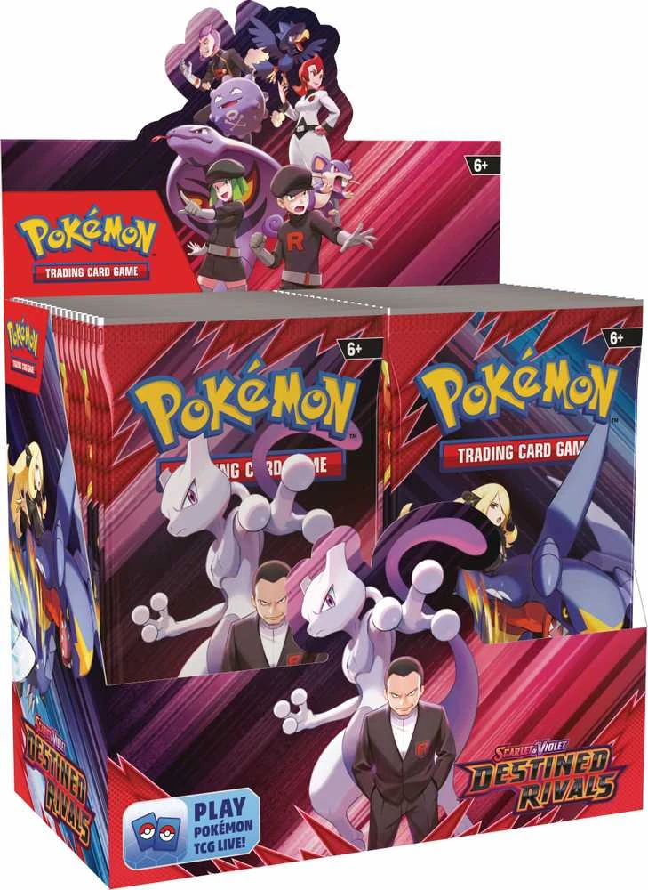 The Pokemon Pokémon TCG: Scarlet & Violet - Destined Rivals Booster Ekranas Box (36 packs)