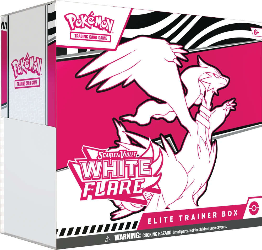 „Pokemon Pokemon TCG“: „Scarlet & Violet 10.5“ – „Baltas Flare“ – „Elite Trainer Box Reshiram“