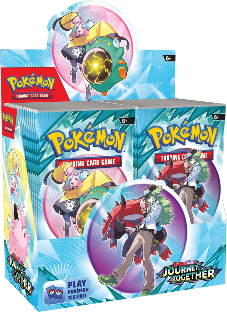 „Pokemon Pokémon TCG: Scarlet & Violet“ – „Journey Together“ stiprintuvo ekrano dėžutė (36 stiprintuvai)