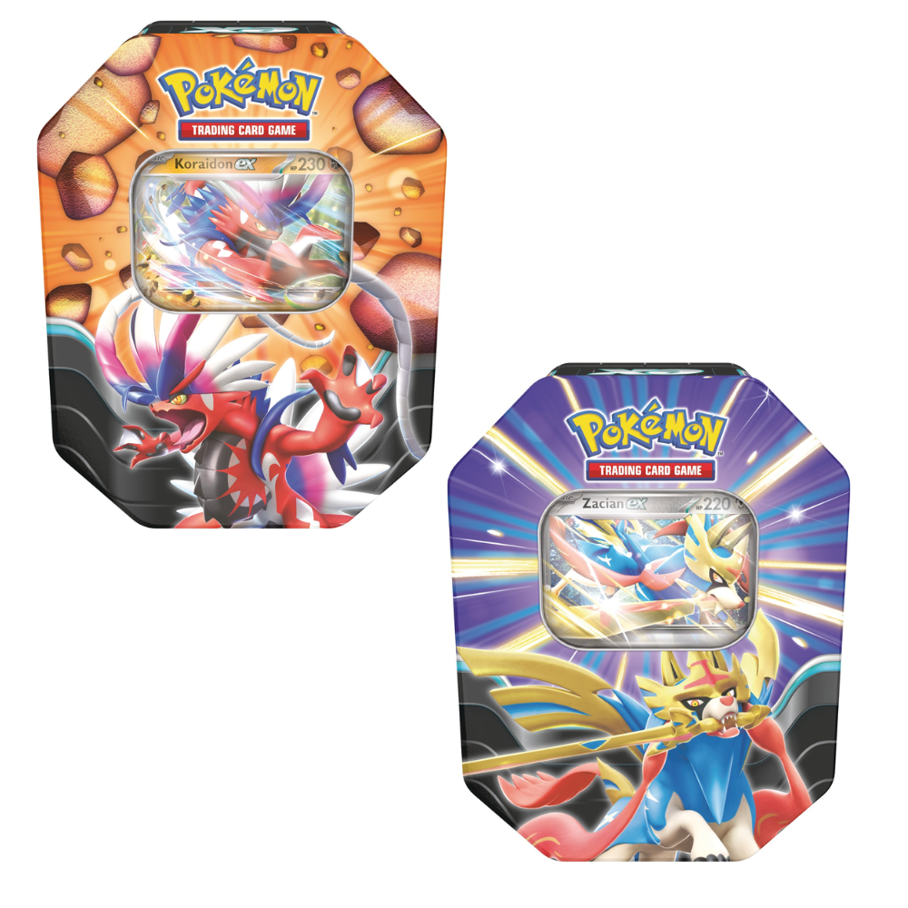 The Pokemon Pokemon TCG - Slashing Legends Ex Tin - Koraidon ex