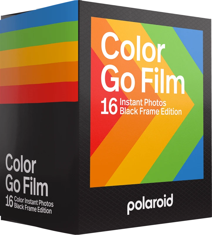 POLAROID GO FILM DOUBLE PACK 16 PHOTOS - Juodas FRAME