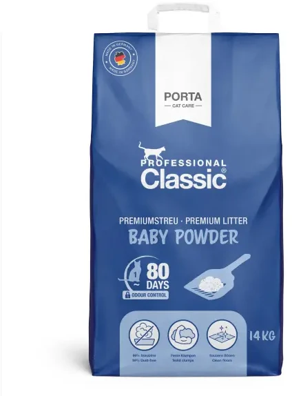 Porta21 „Portapet“ – kačių kraikas – profesionalūs klasikiniai kūdikių milteliai – 14 kg