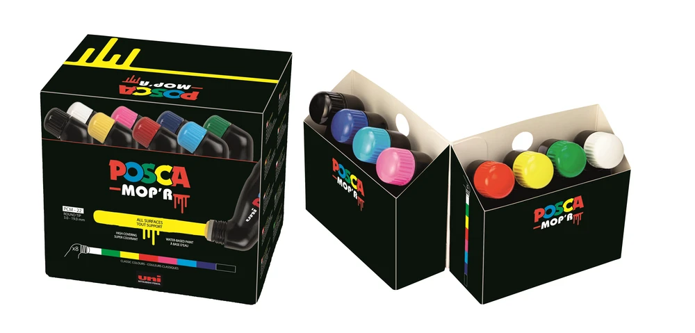 Markeriai Uni Ball Posca MOP’R PCM-22, 8vnt.