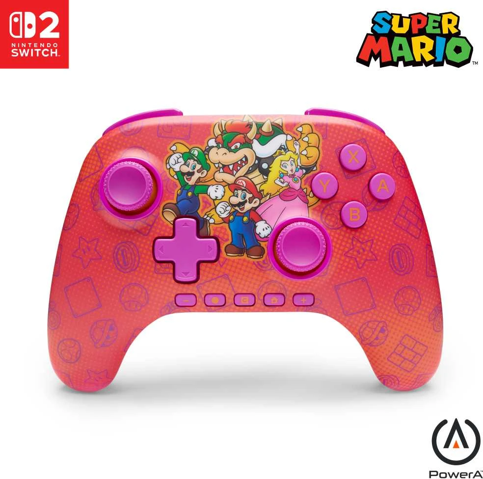 Power A PowerA - Advantage belaidis valdiklis skirti nintendo switch 2 - Mario and Friends