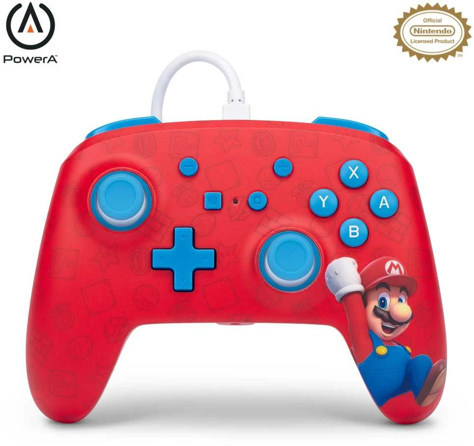 Power A PowerA Enhanced Woo-hoo! Mario laidinis valdiklis skirtas Nintendo Switch