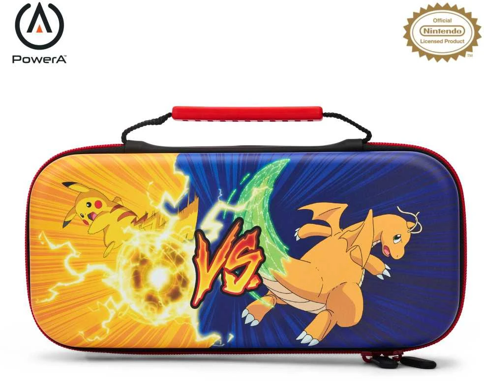 Power A PowerA PowerA Nintendo Switch apsauginis dėklas – Pikachu prieš Dragonite