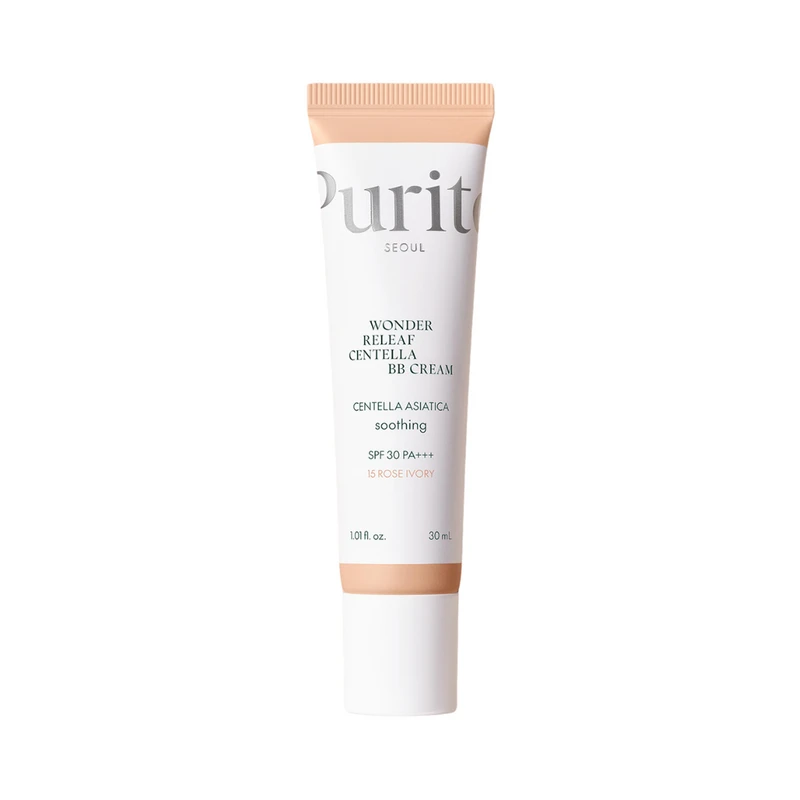 Purito Seoul Wonder Releaf Centella BB Kreminis SPF 30 PA+++ raminantis BB kremas, atspalvis: 15 Rose Ivory, 30 ml