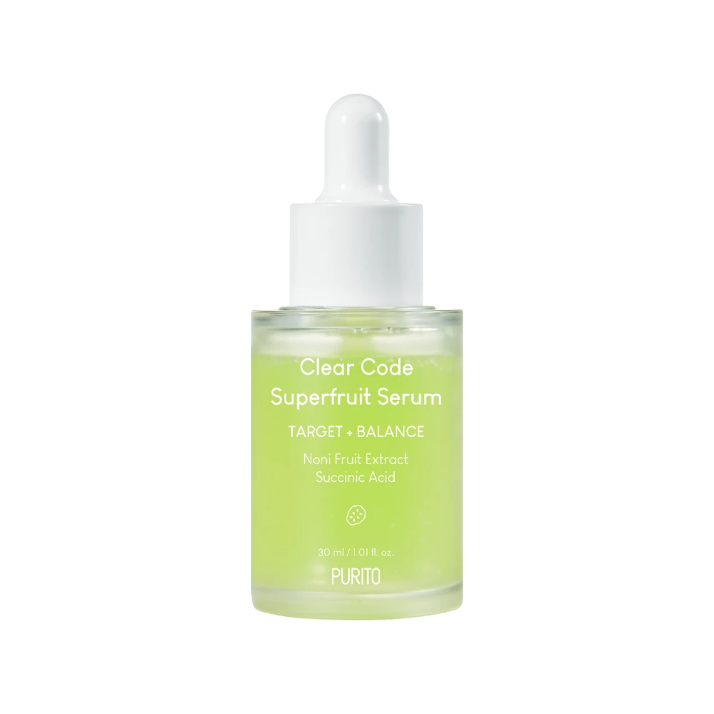 Purito Seoul PURITO Clear Code Superfruit Serum serumas riebiai/mišriai veido odai, 30 ml