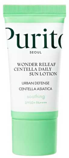 PURITO SEOUL WONDER RELEAF CENTELLA DAILY SUN apsauginis losjonas nuo saulės, 60 ml