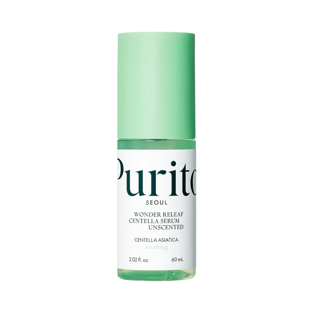 Purito Wonder Releaf Centella Serum Unscented raminamasis veido serumas, 60 ml