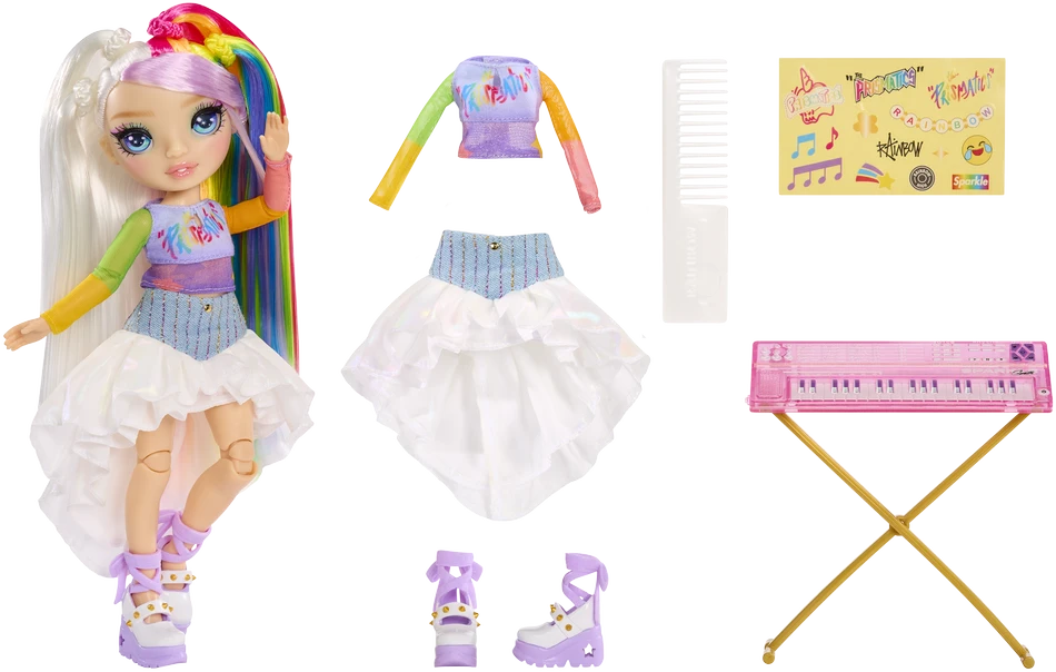 Rainbow High Jr High Rockband lėlė – Amaya (565772/3)