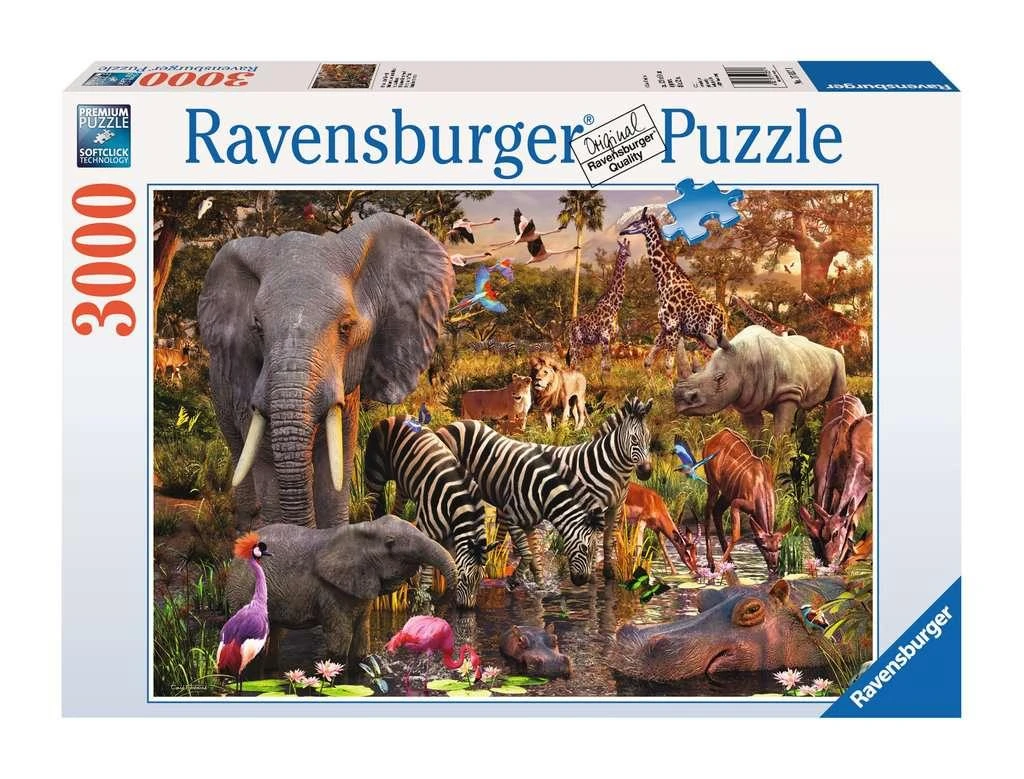 Ravensburger Puzzle 3000 pieces - African animals