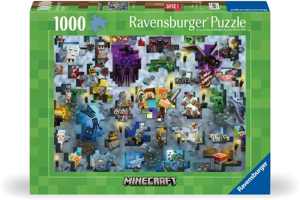 Ravensburger Dėlionė 1000 vnt. - Minecraft