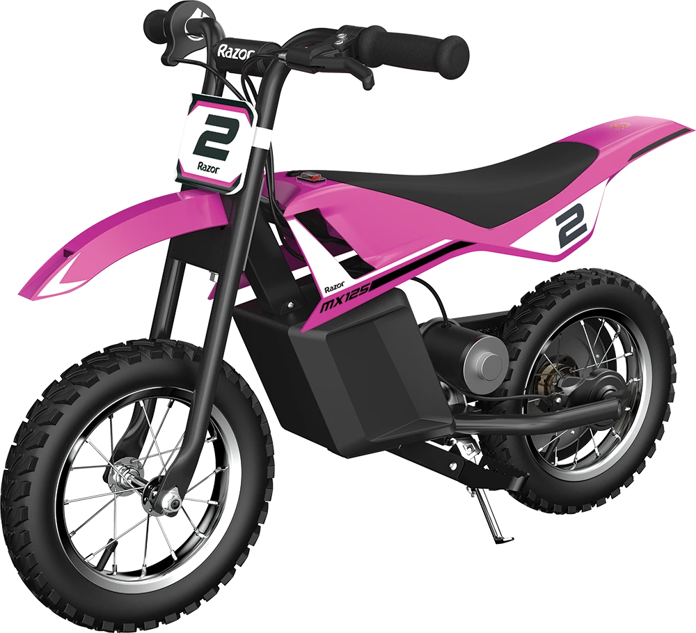 Visureigis motociklas Razor Dirt Rocket MX125, rožinis