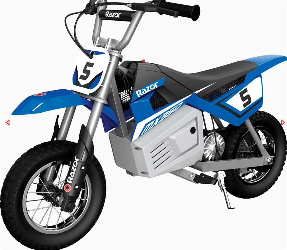 Elektrinis motociklas RAZOR Motor MX350 Dirt, Juodos ir pilkos spalvos