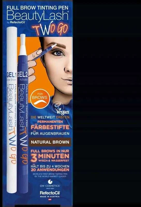 RefectoCil BeautyLash Two Go antakių spalva