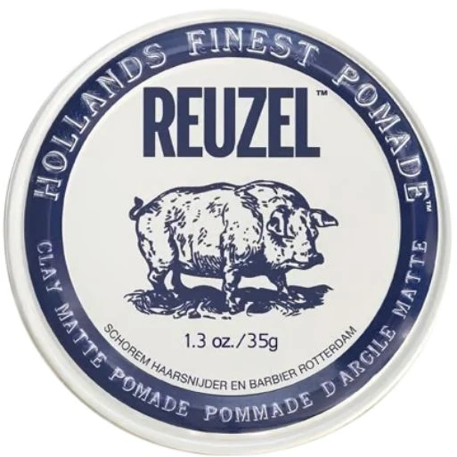 „Reuzel Hollands Finest Pomade“ matinė molio pomada plaukų formavimui ir išryškinimui, 35 g