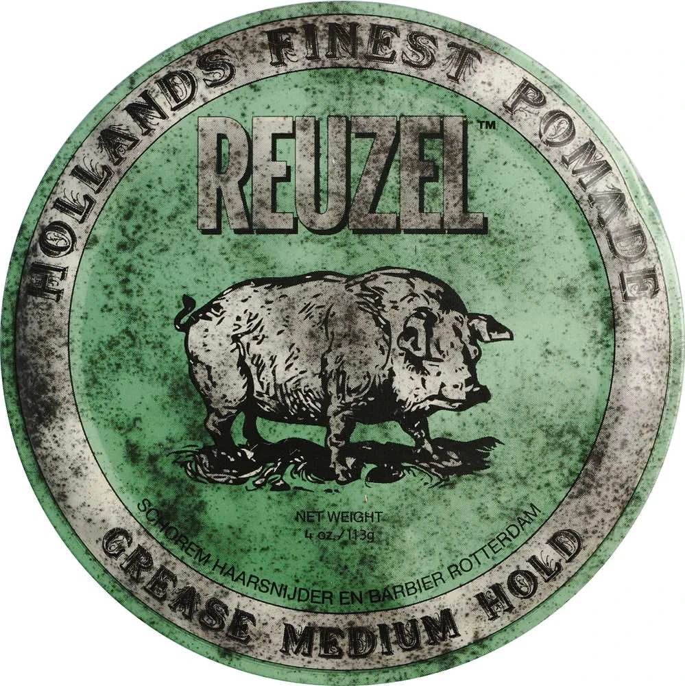 Vidutinio stiprumo plaukų formavimo pomada Reuzel Hollands Finest Pomade Grease, 113 g
