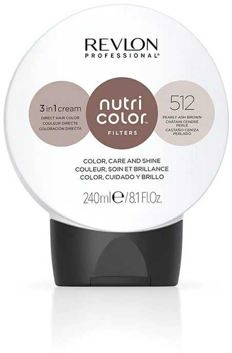 Revlon - Nutri Color Filters 240 ml - 512 Pearly Ash Brown