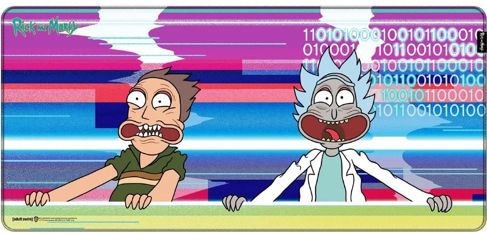Rick and Morty Pelės kilimėlis Glitched, XL