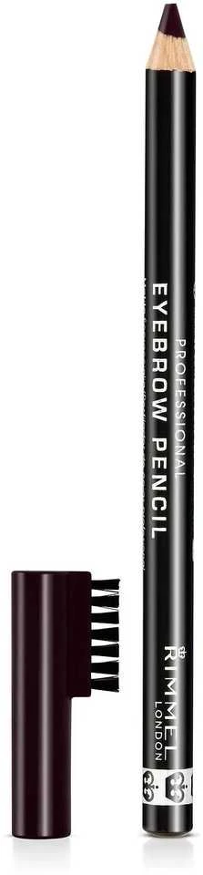Rimmel London Professional Eyebrow Pieštukas antakių pieštukas, atspallvis: 004-Juodas Brown