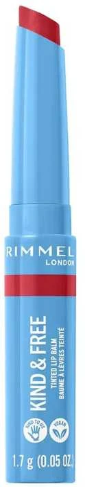 Rimmel London Kind and Free tonuotas lūpų balzamas 005-Turbo Raudona 1,7g