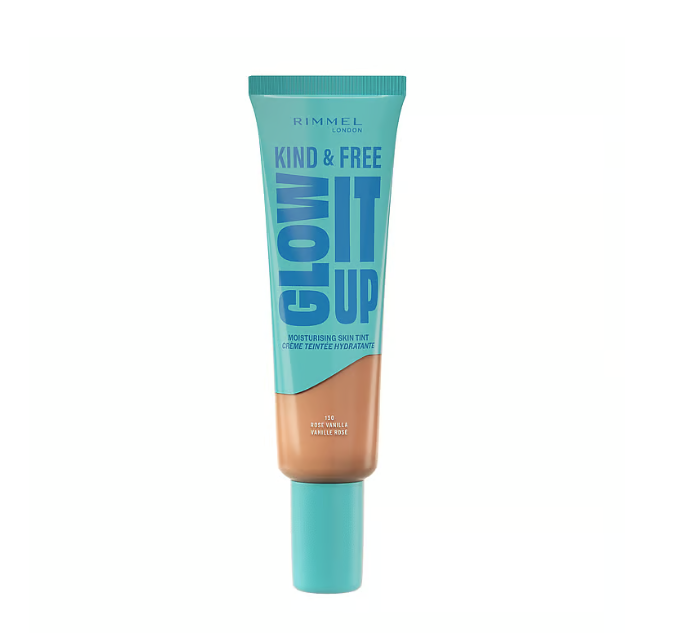 „Rimmel London Kind & Free Glow It Up“ drėkinamasis odos atspalvio makiažo pagrindas