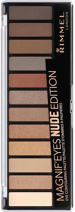 Rimmel London "Rimmel Magnif'eyes" akių kontūravimo paletė "Nude Edition 001