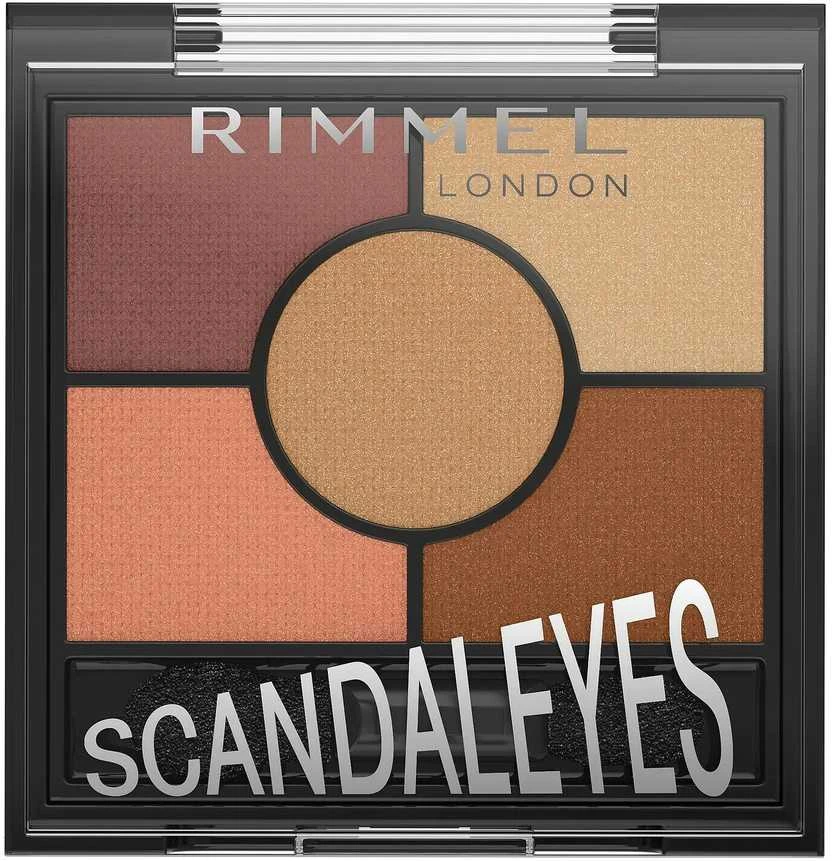 Rimmel London Scandaleyes akių šešėlių paletė 005-Sunset Bronze 3, 80 g