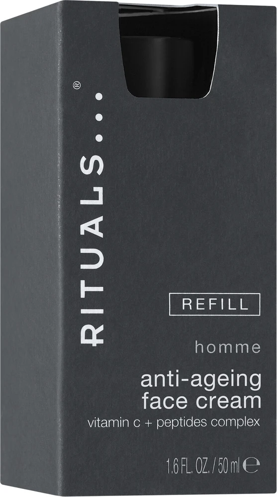 Rituals Homme Refill Anti-ageing Kreminis jauninamojo kremo papildymas, 50 ml