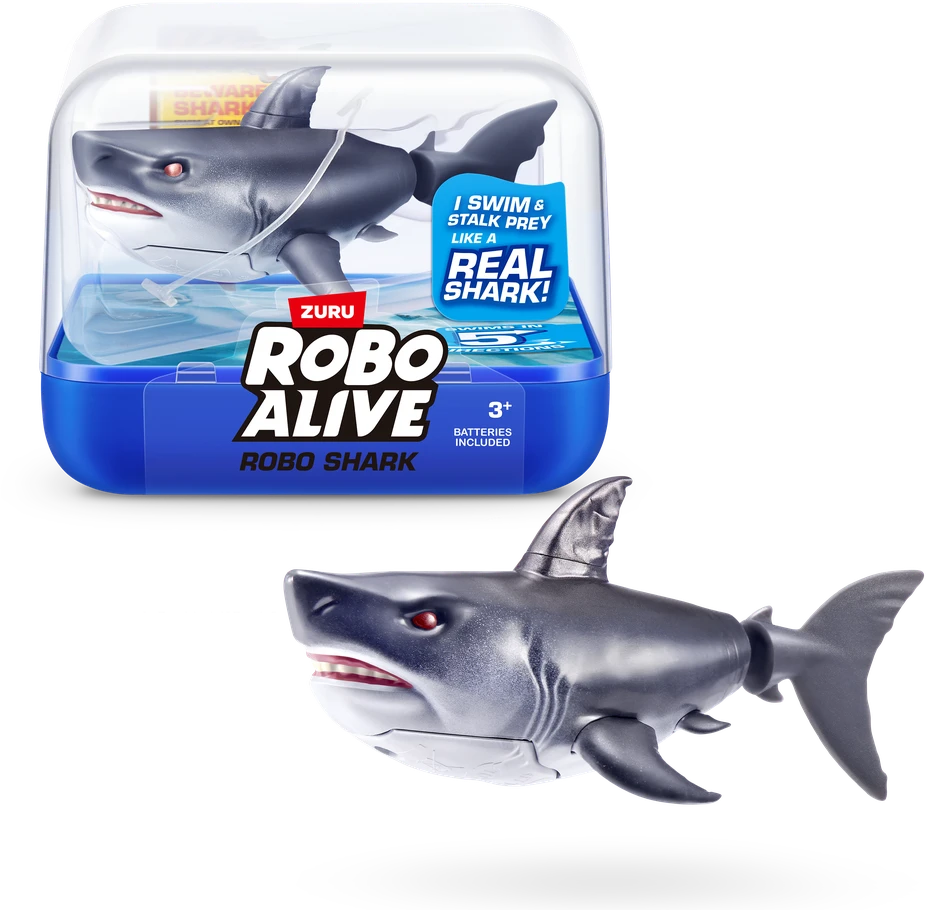 *****ZURU RoboAlive plaukiojanti rekinas pilka 71165 58842