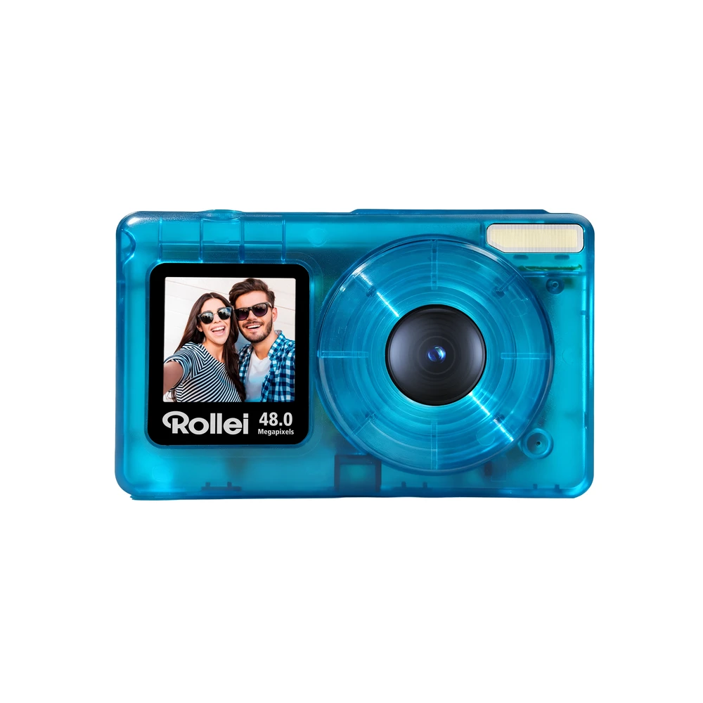 Rollei Compactline 12098, 48 MP, 8000 x 6000 pikselių, CMOS, 4K Ultra HD, 103 g, Mėlyna