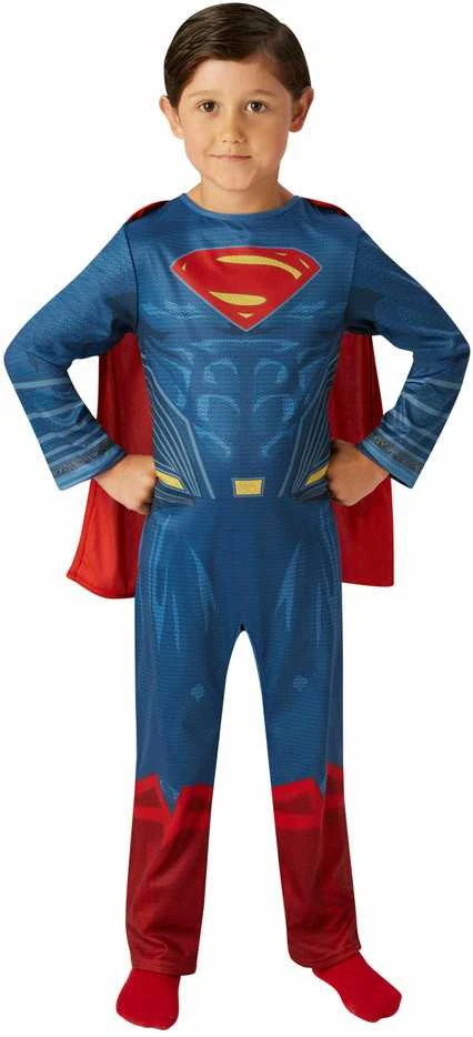 Rubie's Justice League Superman karnavalinis kostiumas mėlynas kostiumas 110-116 cm (5-6 metai)