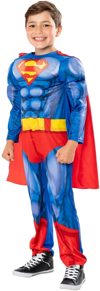 Rubiesdc Comics Rubies - Supermeno paminkštintas kostiumas su apsiaustu - (122-128 cm)