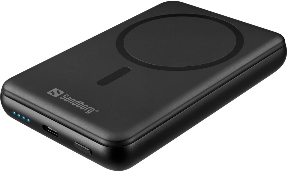 Powerbank Sandberg bank mocy Półstały 10000 mAh Bezprzewodowe ładowanie Juodas (421-51)