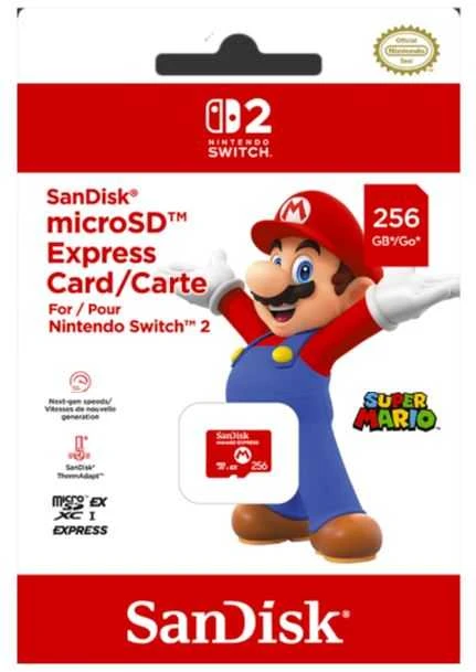 SanDisk - „Nintendo Switch 2“ „Micro SD“ kortelės išplėtimas