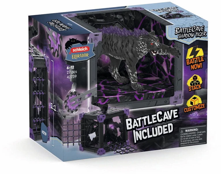 Schleich Figūrėlių rinkinys Eldrador mūšio urvas Cień Tygrysa