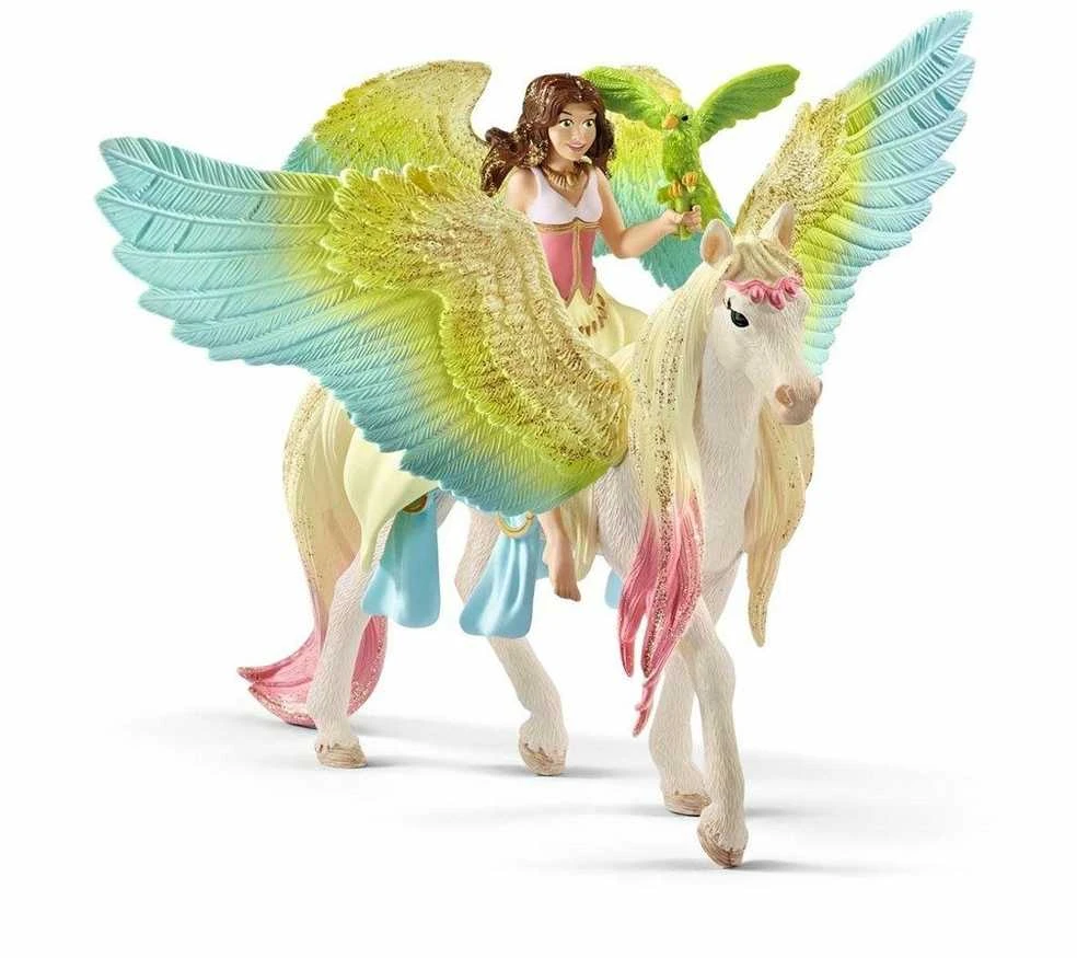 Figūrėlė Schleich figūrėlė – fėja sura su mirksinčiu pegasu (70566)