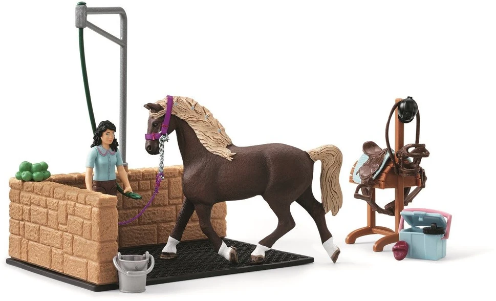 SCHLEICH HORSE CLUB Plovykla su Emile ir Luna iš „Žirgų klubo“