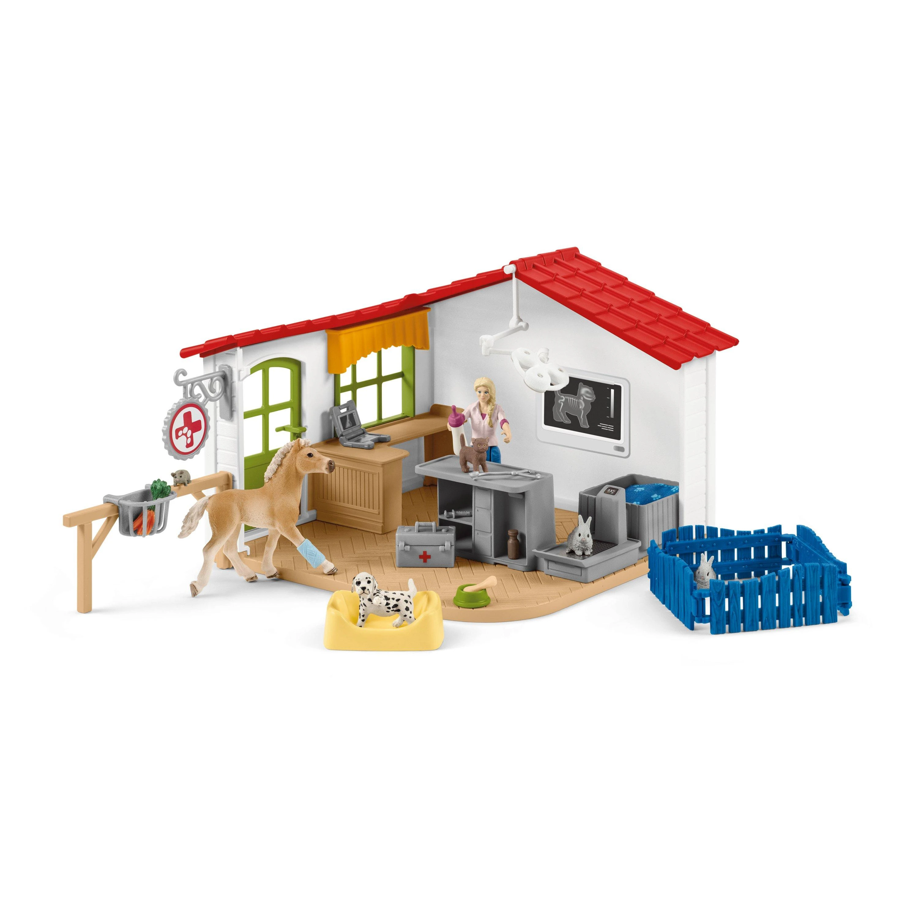 SCHLEICH FARM WORLD Veterinarijos klinika su naminiais gyvūnais